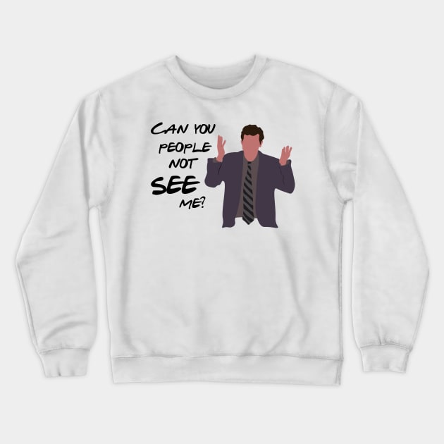 Can You People Not See Me Crewneck Sweatshirt by calliew1217